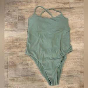 Victoria's Secret Swim One-Piece Light
Green XL Terry Cloth Swimsuit